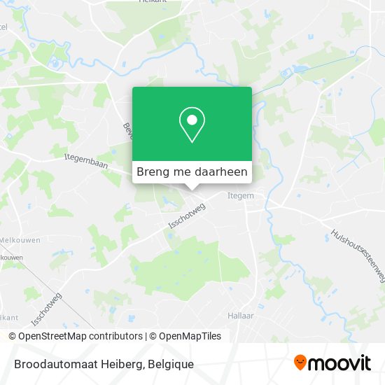 Broodautomaat Heiberg kaart