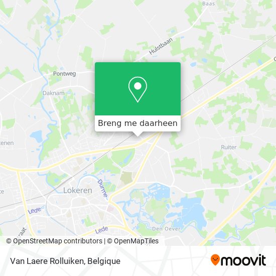 Van Laere Rolluiken kaart