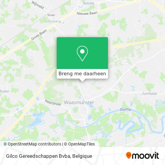 Gilco Gereedschappen Bvba kaart