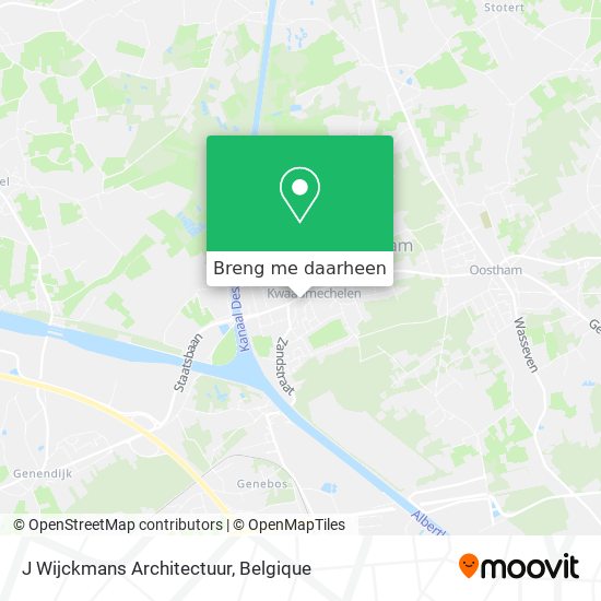 J Wijckmans Architectuur kaart