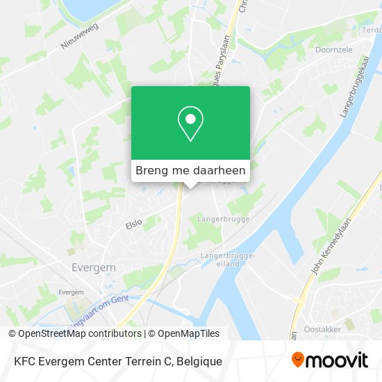 KFC Evergem Center Terrein C kaart