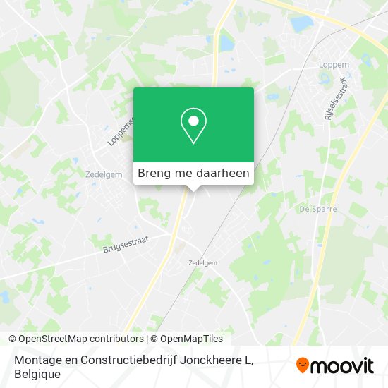Montage en Constructiebedrijf Jonckheere L kaart