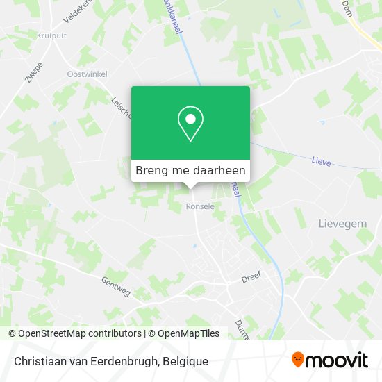 Christiaan van Eerdenbrugh kaart