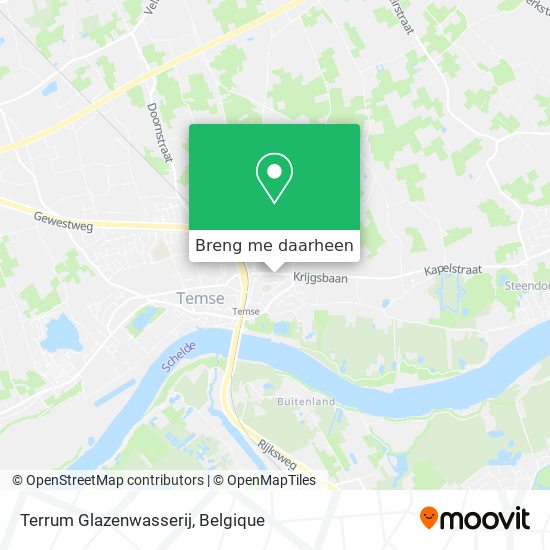 Terrum Glazenwasserij kaart