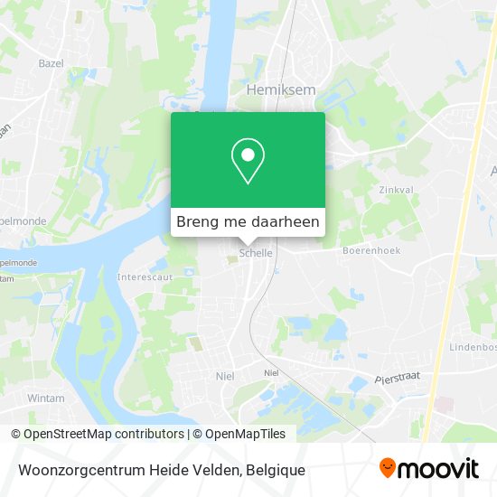 Woonzorgcentrum Heide Velden kaart