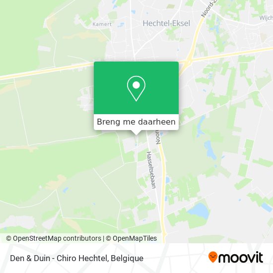 Den & Duin - Chiro Hechtel kaart
