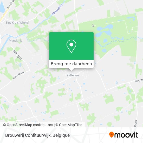 Brouwerij Confituurwijk kaart