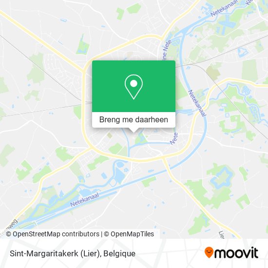 Sint-Margaritakerk (Lier) kaart
