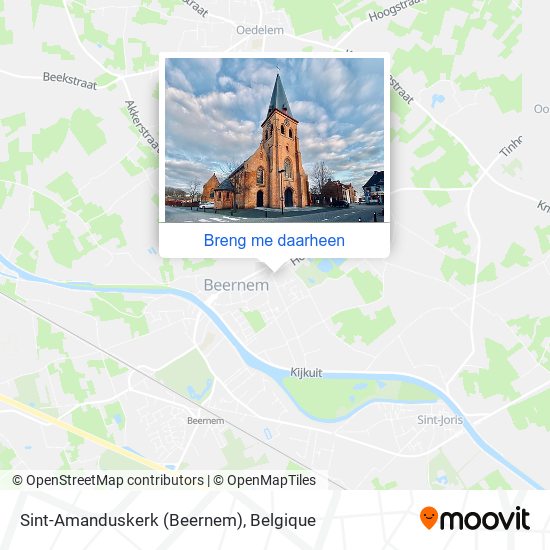 Sint-Amanduskerk (Beernem) kaart