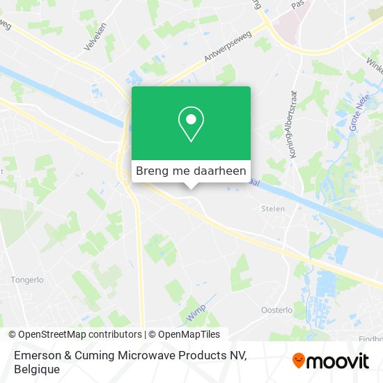 Emerson & Cuming Microwave Products NV kaart