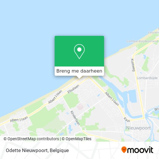 Odette Nieuwpoort kaart