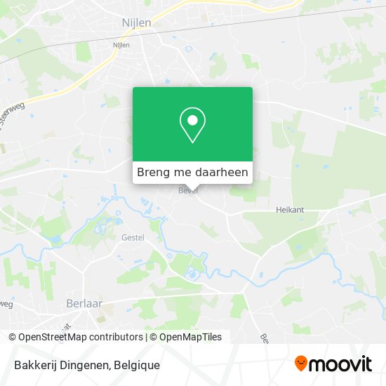 Bakkerij Dingenen kaart