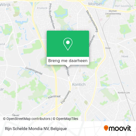Rijn Schelde Mondia NV kaart