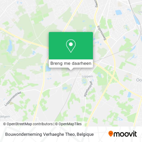 Bouwonderneming Verhaeghe Theo kaart
