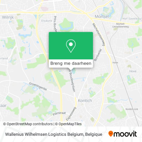 Wallenius Wilhelmsen Logistics Belgium kaart