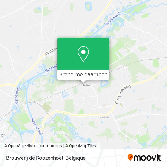 Brouwerij de Roozenhoet kaart