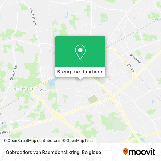 Gebroeders van Raemdonckkring kaart