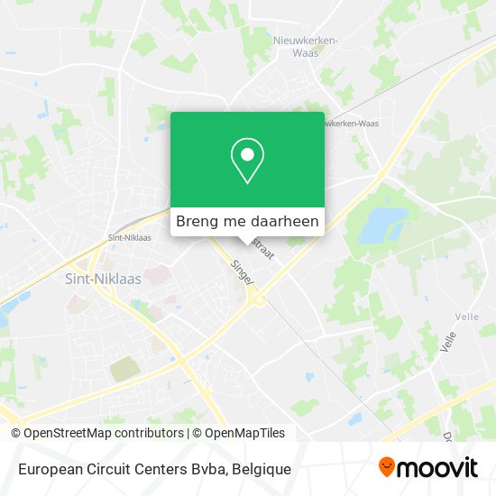 European Circuit Centers Bvba kaart