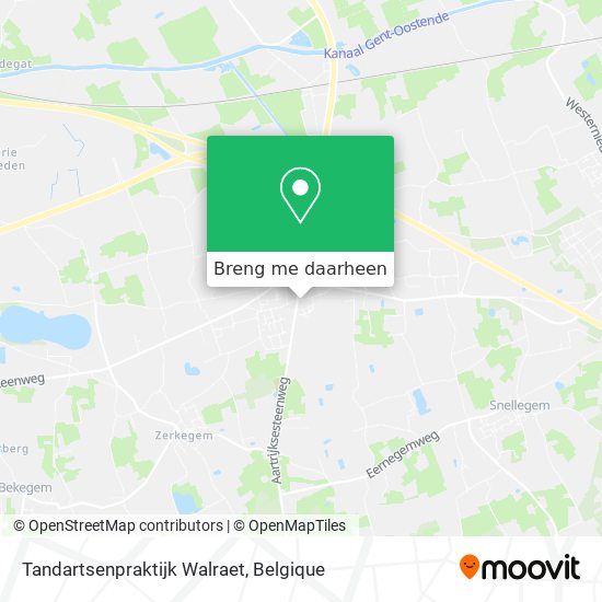 Tandartsenpraktijk Walraet kaart