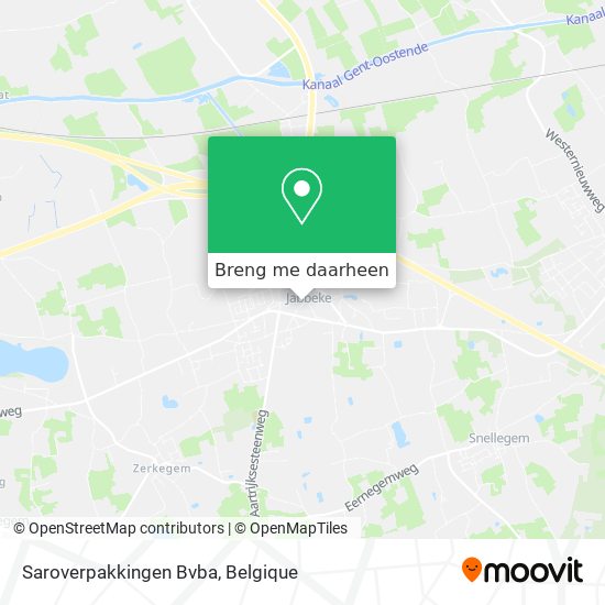 Saroverpakkingen Bvba kaart