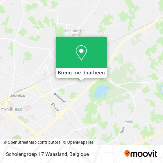 Scholengroep 17 Waasland kaart