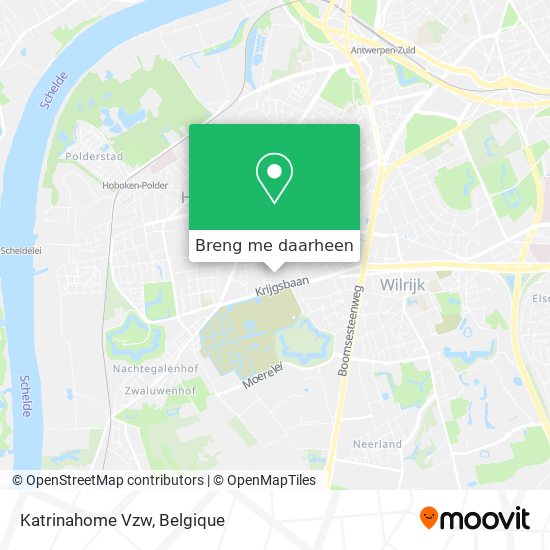 Katrinahome Vzw kaart