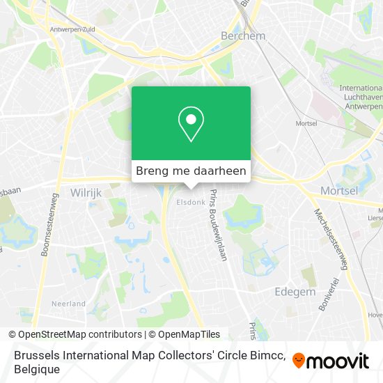 Brussels International Map Collectors' Circle Bimcc kaart