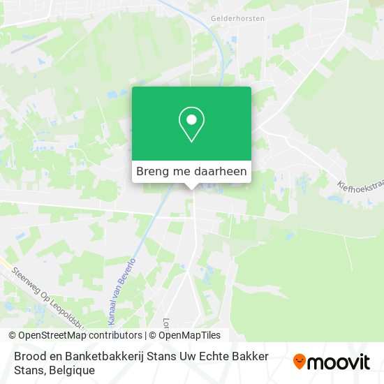 Brood en Banketbakkerij Stans Uw Echte Bakker Stans kaart