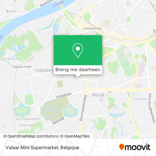 Valaar Mini Supermarket kaart