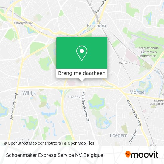 Schoenmaker Express Service NV kaart