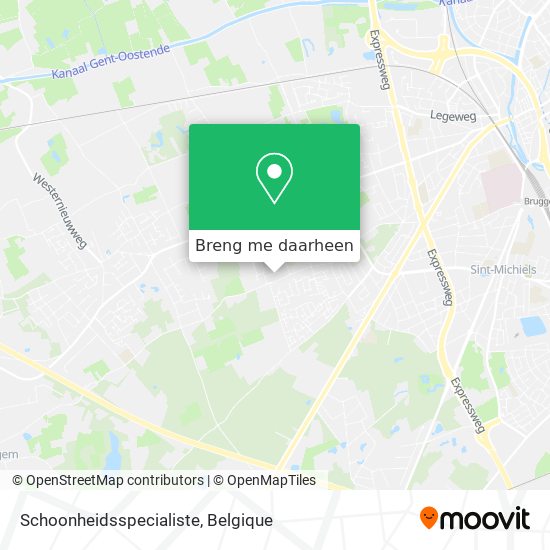 Schoonheidsspecialiste kaart