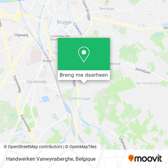 Handwerken Vanwynsberghe kaart