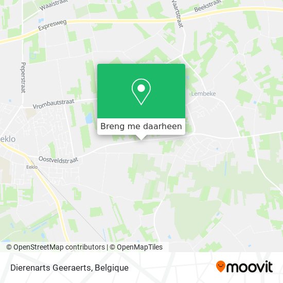 Dierenarts Geeraerts kaart