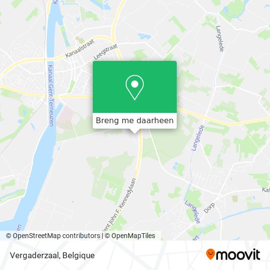 Vergaderzaal kaart