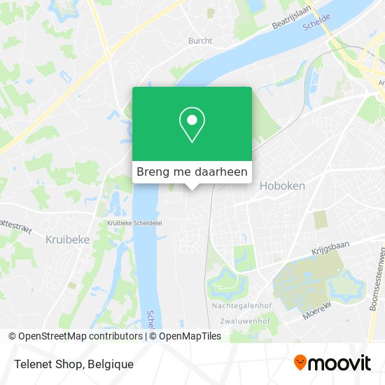 Telenet Shop kaart