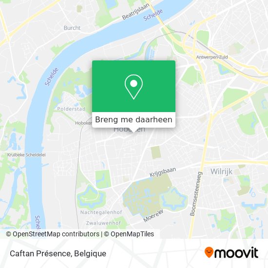 Caftan Présence kaart