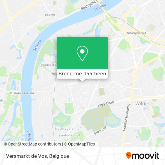 Versmarkt de Vos kaart