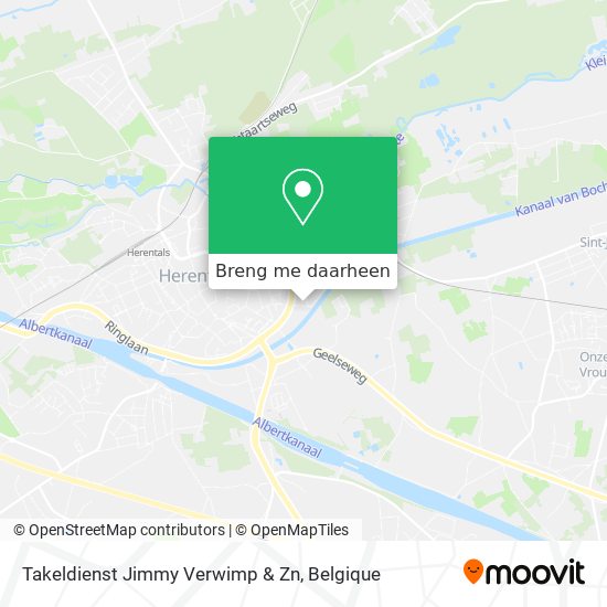 Takeldienst Jimmy Verwimp & Zn kaart