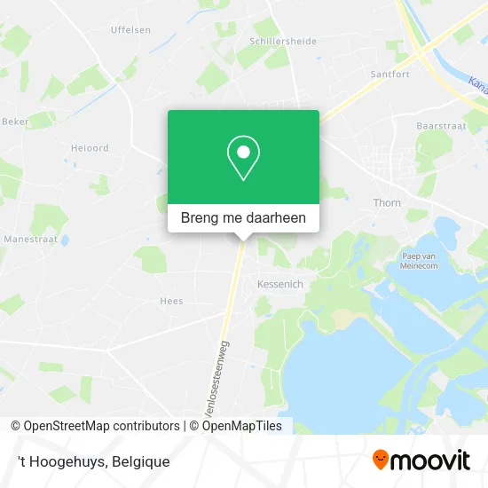 't Hoogehuys kaart