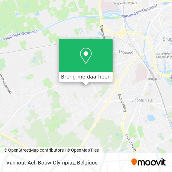 Vanhout-Ach Bouw-Olympiaz kaart