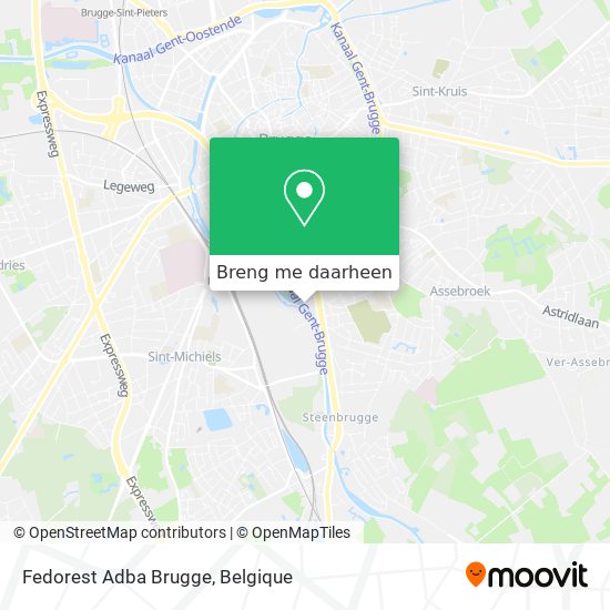 Fedorest Adba Brugge kaart