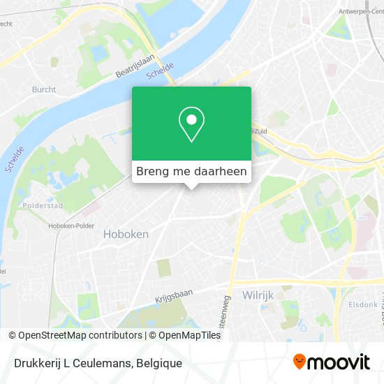 Drukkerij L Ceulemans kaart