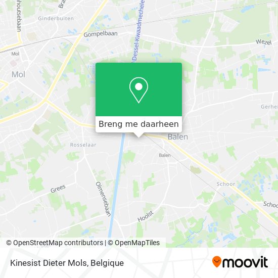 Kinesist Dieter Mols kaart