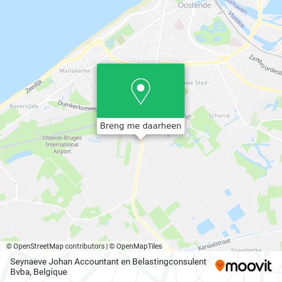 Seynaeve Johan Accountant en Belastingconsulent Bvba kaart