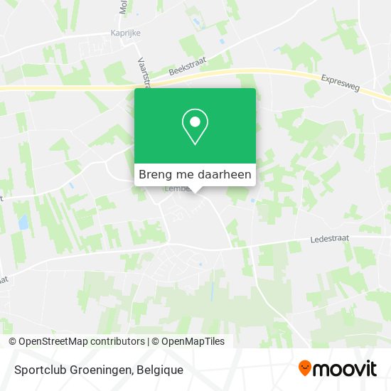 Sportclub Groeningen kaart