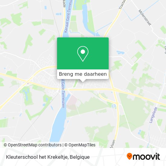 Kleuterschool het Krekeltje kaart