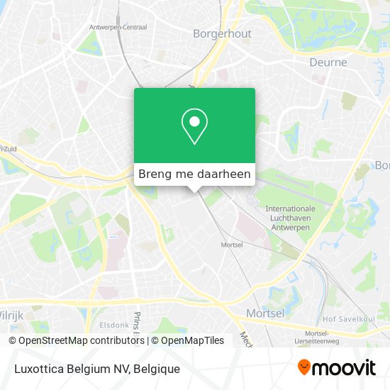 Luxottica Belgium NV kaart