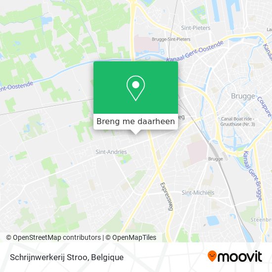Schrijnwerkerij Stroo kaart