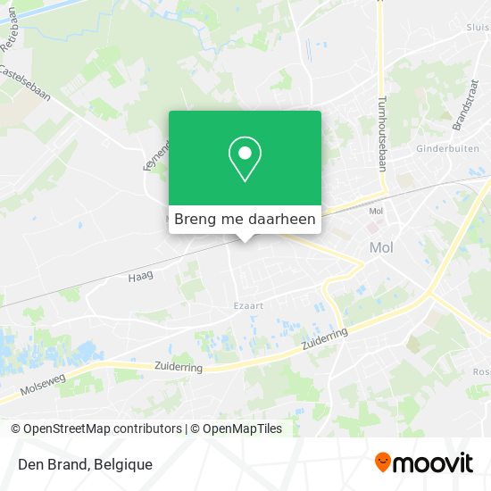 Den Brand kaart