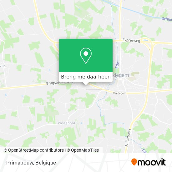 Primabouw kaart